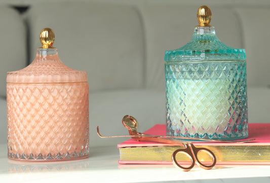 French Victorian Luxe Glass 16oz (Select Available Scents from dropdown)